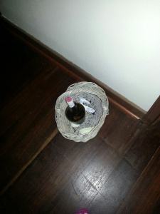 What the German came home with. After walking 7 miles.  After the cab threw him out.  Does NOT include his shirt...