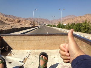 Hitch-hiking into the Sinai...