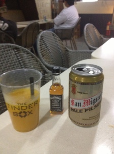 Drinking free Jack n' mango in Manila.  Not sure I'm getting home...