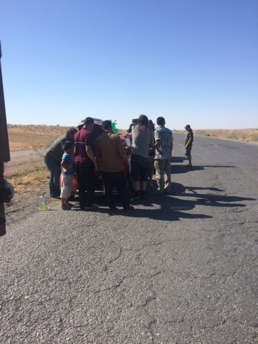 Ralliers and randoms, attempting to sort out Pru. Fail.